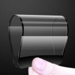 For iPhone 11 / XR 0.1mm 9H Full Screen Flexible Fiber Tempered Glass Film(Black)