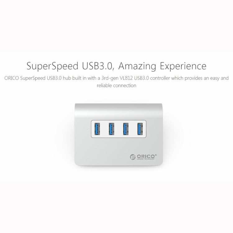 ORICO M3H4-V1 Aluminum Alloy 4 USB 3.0 Ports HUB