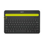 Logitech K480 Multi-device Bluetooth 3.0 Wireless Bluetooth Keyboard with Stand (Black)