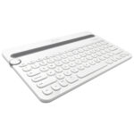 Logitech K480 Multi-device Bluetooth 3.0 Wireless Bluetooth Keyboard with Stand (White)