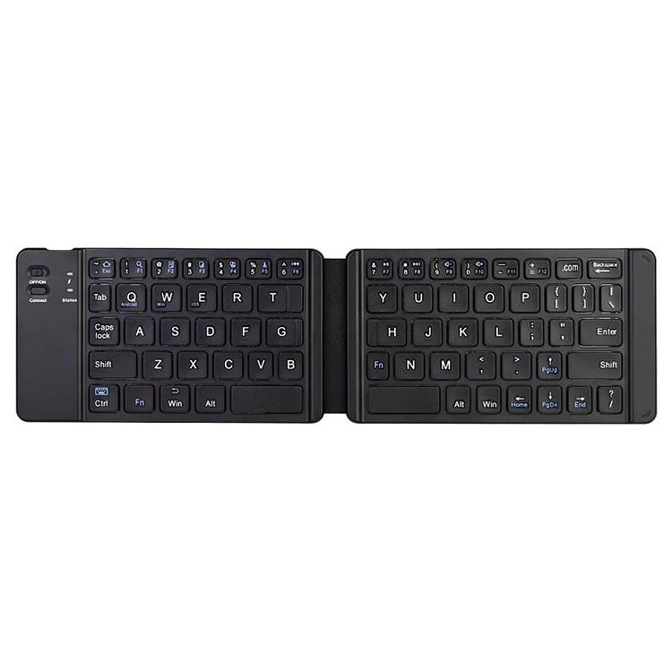B05 USB Charging Portable Mini Folding Bluetooth Wireless Keyboard (Black)