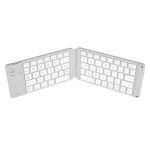 B05 USB Charging Portable Mini Folding Bluetooth Wireless Keyboard (White)