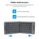 B088 Universal Mini Foldable Three-channel Bluetooth Wireless Keyboard