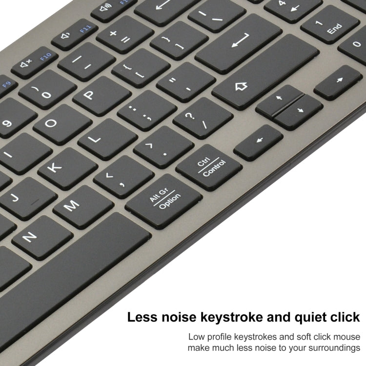 168 2.4Ghz + Bluetooth  Dual Mode Wireless Keyboard Compatible with iSO & Android & Windows