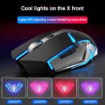 AULA S20 Wired Gaming Breathing Light Mouse