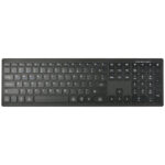 169 2.4Ghz + Bluetooth  Dual Mode Wireless Keyboard, Compatible with iSO & Android & Windows (Black)