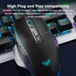 AULA F812 Wired Gaming Mechanical Macro Mouse