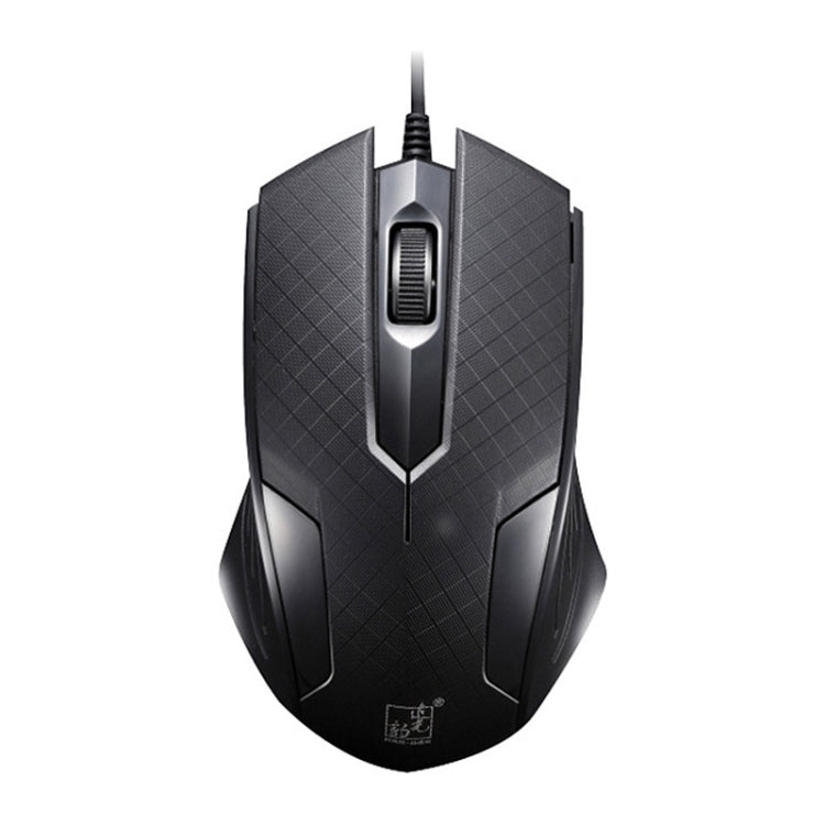 Chasing Leopard 129 USB Universal Wired Optical Gaming Mouse with Counter Weight, Length: 1.3m(Black)