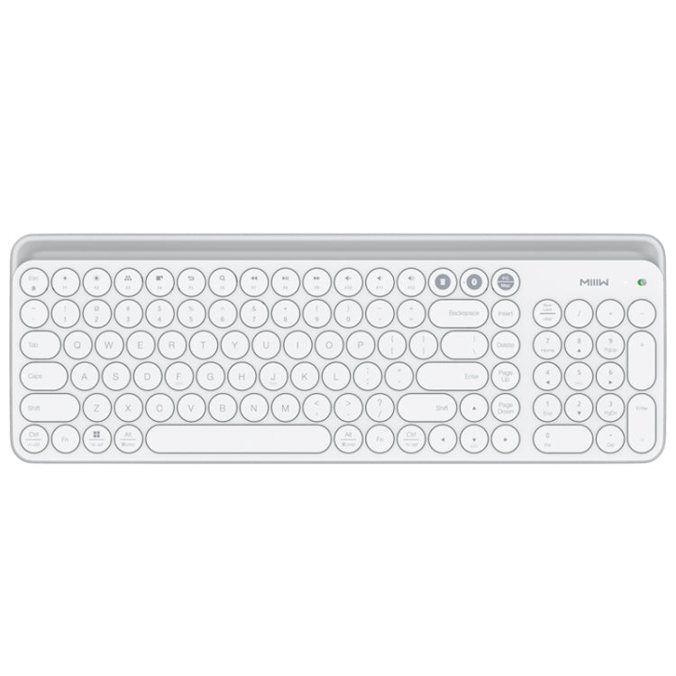 Original Xiaomi Youpin MIIIW 102 Keys Bluetooth + 2.4GHz Wireless Dual Modes Keyboard(White)