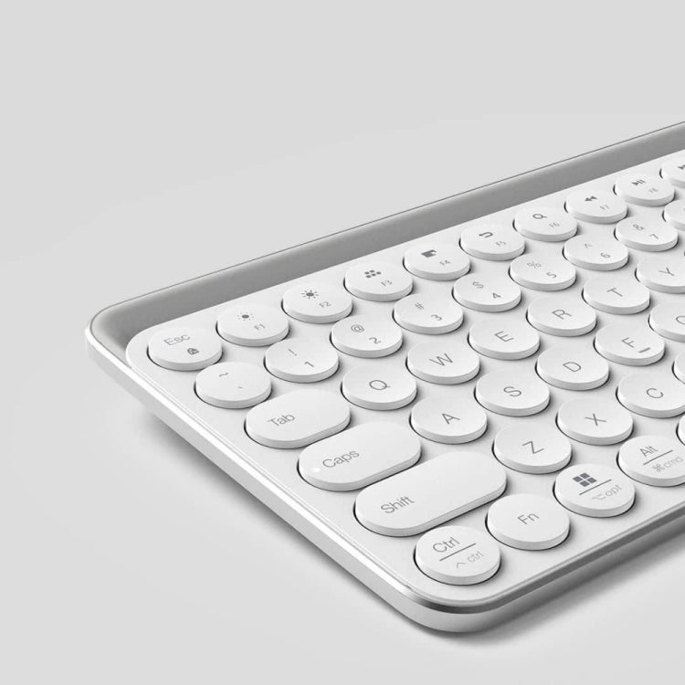 Original Xiaomi Youpin MIIIW 102 Keys Bluetooth + 2.4GHz Wireless Dual Modes Keyboard(White)