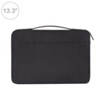 13.3 inch Fashion Casual Polyester + Nylon Laptop Handbag Briefcase Notebook Cover Case, For Macbook, Samsung, Lenovo, Xiaomi, Sony, DELL, CHUWI, ASUS, HP (Black)