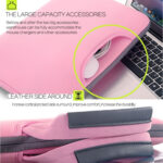 12 inch Portable Air Permeable Handheld Sleeve Bag for MacBook, Lenovo and other Laptops, Size:32x21x2cm(Black)