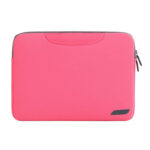 12 inch Portable Air Permeable Handheld Sleeve Bag for MacBook, Lenovo and other Laptops, Size:32x21x2cm(Magenta)