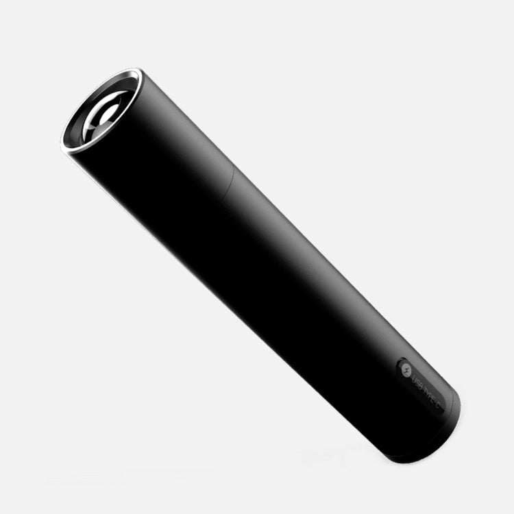 Original Xiaomi Youpin BEEBEST 10W Zoomable LED Flashlight, CREE XP-L 1000 LM Portable LED Light with 4-levels Adjustable Brightness & 2-Modes(Black)