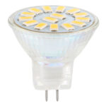 MR11 15 LEDs 5730 SMD LED Spotlight, AC / DC 12-30V(Warm White)