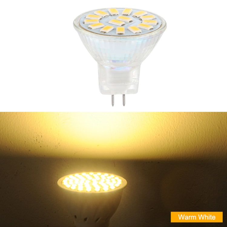 MR11 15 LEDs 5730 SMD LED Spotlight, AC / DC 12-30V(Warm White)