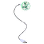 4W USB LED Flexible Lamp RGB Crystal Magic Ball Stage Light