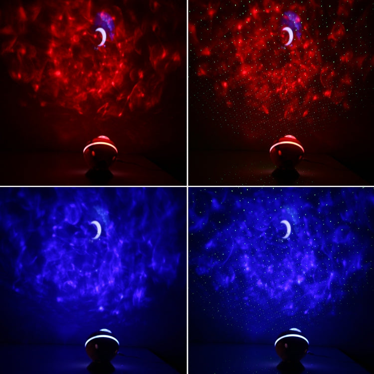 5W Micro USB Power Supply Remote Control Starry Sky Laser Projection Lamp LED Atmosphere Night Light with Magnetic Base