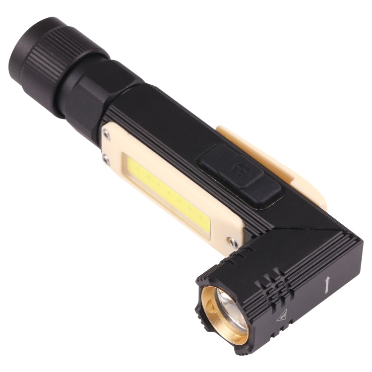 5W 90 Degree Folding Multi-functional Led Flashlight 5 Modes, Size: Small