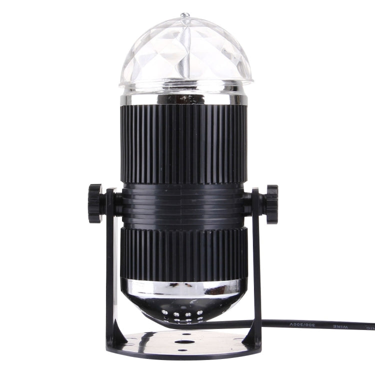 3W Mini Rotating Magic Ball LED Stage Light  EU Plug