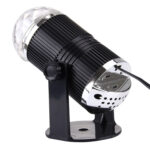 3W Mini Rotating Magic Ball LED Stage Light  EU Plug