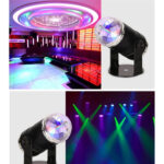 3W Mini Rotating Magic Ball LED Stage Light  EU Plug