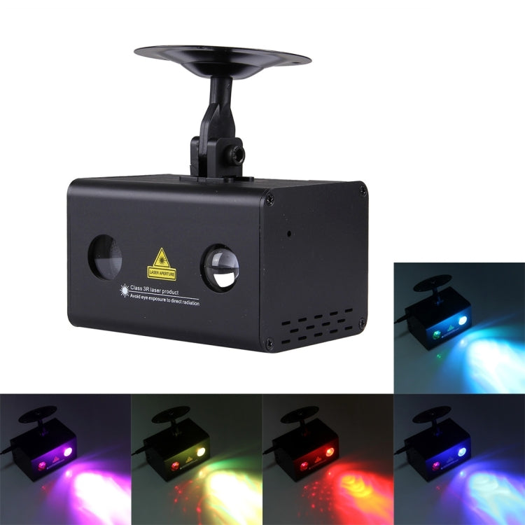 15W Colorful Water Wave LED Laser Light , Fantastic and Romantic Star Light Lamp Family Decoration Light KTV Disco Pub Party Atmosphere Light with Holder & Sound Activated & Automatic Play & Manual Remote Control Function