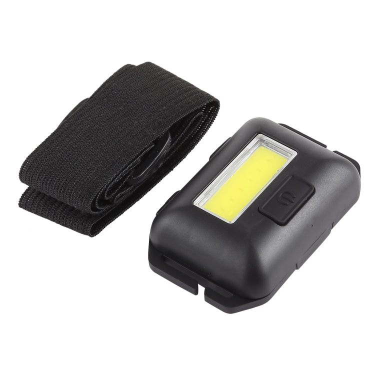 10W COB Headlamp LED Headband Light(Black)