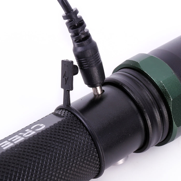 10W Aluminum Alloy Zoom LED Flashlight, Multi-function Light with Safety Hammer & 3-Modes