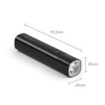 Original Xiaomi Youpin SOLOVE LED Flashlight 3000mAh USB Multi-function Portable Lighting(Black)