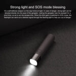 Original Xiaomi Youpin SOLOVE LED Flashlight 3000mAh USB Multi-function Portable Lighting(Black)