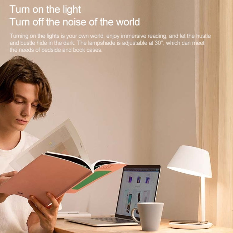 Original Xiaomi Youpin YLCT03YL Yeelight Doris Pro LED Smart Desk Lamp with Wireless Charing Function, EU Plug