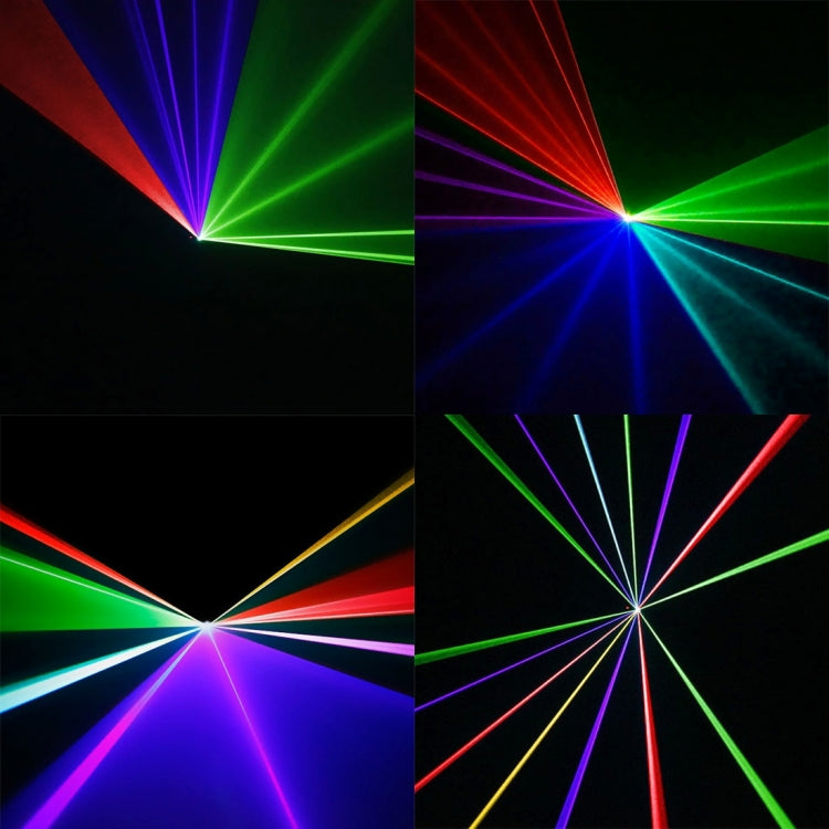 15W LED Single Beam Laser Projector (Red Light + Blue Light + Green Light), DM-RGB400 with Remote Controller, DMX / Auto Run / Sound Control Modes, AC 100-240V