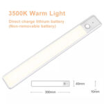 Original Xiaomi Youpin EZVALO 1W Wireless Light Sensor + Human Body Sensor Light, 3500K Warm White Light, 30cm Length