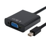 1080P Mini DisplayPort to VGA Cable Adapter (Black)