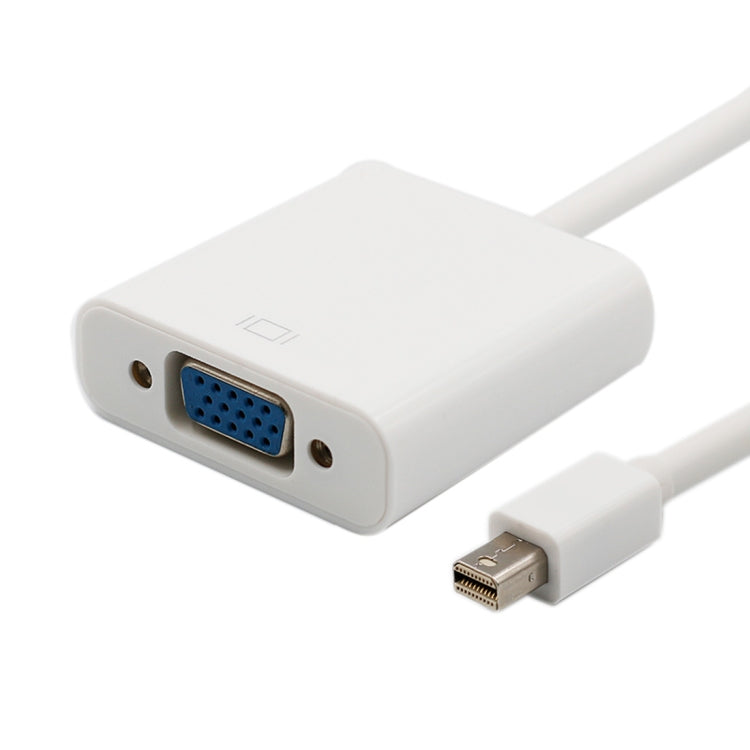 1080P Mini DisplayPort to VGA Cable Adapter (White)