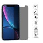 For iPhone XR 0.4mm 9H Surface Hardness 180 Degree Privacy Anti Glare Screen Protector