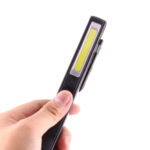 100LM High Brightness Pen Shape Work Light / Flashlight, White Light , COB LED 2-Modes with 90 Degree Rotatable Magnetic Pen Clip(Black)