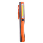 100LM High Brightness Pen Shape Work Light / Flashlight, White Light, COB LED 2-Modes with 90 Degree Rotatable Magnetic Pen Clip(Orange)