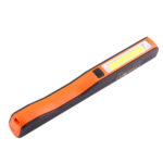 100LM High Brightness Pen Shape Work Light / Flashlight, White Light, COB LED 2-Modes with 90 Degree Rotatable Magnetic Pen Clip(Orange)