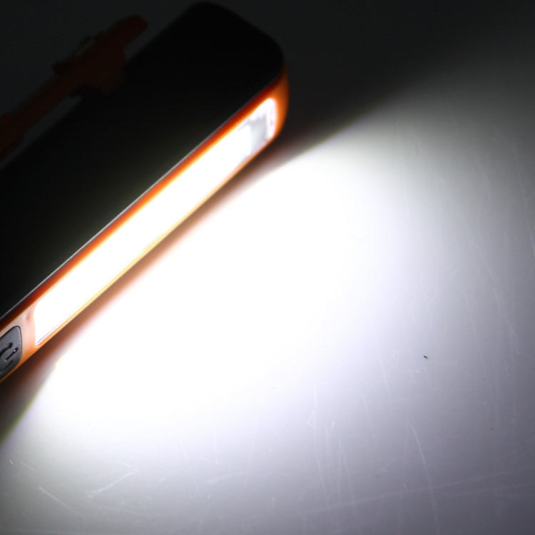 100LM High Brightness Pen Shape Work Light / Flashlight, White Light, COB LED 2-Modes with 90 Degree Rotatable Magnetic Pen Clip(Orange)