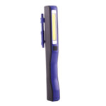 100LM High Brightness Pen Shape Work Light / Flashlight, White Light, COB LED 2-Modes with 90 Degree Rotatable Magnetic Pen Clip(Blue)