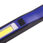 100LM High Brightness Pen Shape Work Light / Flashlight, White Light, COB LED 2-Modes with 90 Degree Rotatable Magnetic Pen Clip(Blue)