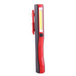 100LM High Brightness Pen Shape Work Light / Flashlight, White Light , COB LED 2-Modes with 90 Degree Rotatable Magnetic Pen Clip(Red)