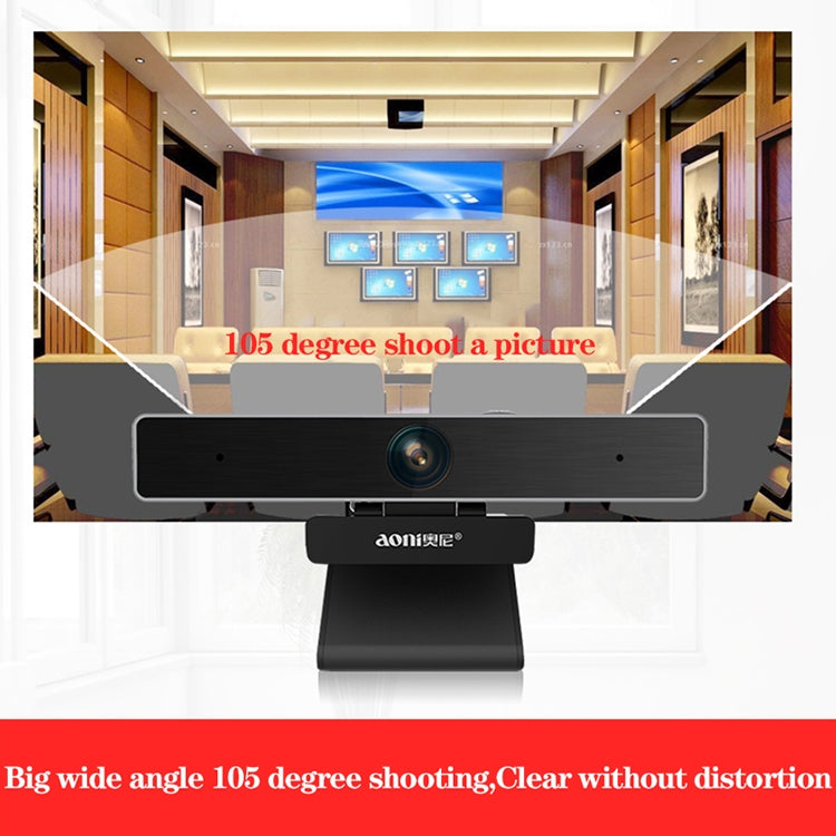 aoni C90 1080P HD Business Smart Computer Camera with Microphone