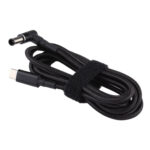 PD 100W 6.0 x 1.4mm Elbow to USB-C / Type-C Nylon Weave Power Charge Cable, Cable Length: 1.7m