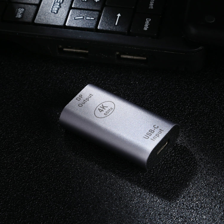 Type-C / USB-C Female to Big DP Female Aluminium Alloy Adapter