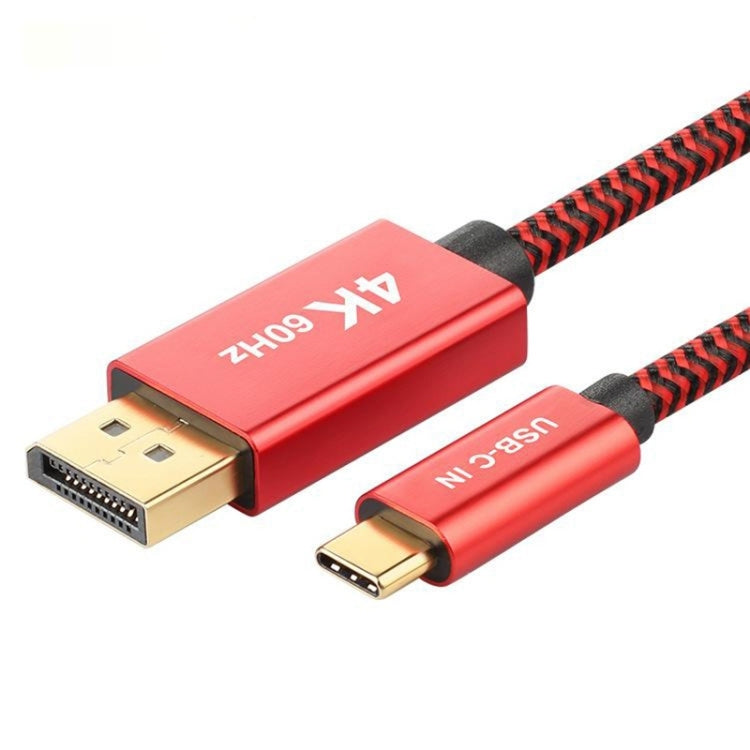 4K 60Hz USB-C / Type-C Male to DisplayPort Male HD Adapter Cable