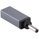 PD 19V 4.0x1.35mm Male Adapter Connector (Silver Grey)