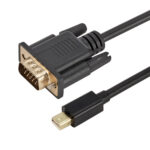 Mini DP to VGA Converter Cable, Cable Length: 1.8m